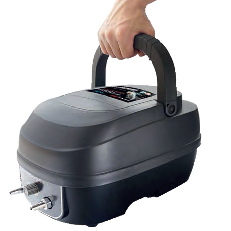 AQUAVIE Pro Air 6000 compresseur à air portable 2 x 3000 L/h avec batterie intégrée