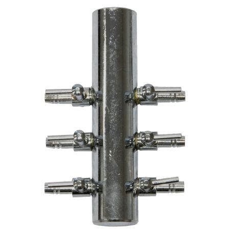 Robinet De Jardin Double Sortie 90 Degrés Pour Raccord D'eau Fileté 1/2" Raccord De Valve De Remplacement En Laiton Adaptateur De Vidange Pour Arrosage De Jardin Extrémité De Tuyau D'irrigation