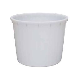 Bassin circulaire 700L alimentaire blanc