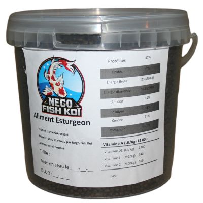 seau 3.5L esturgeon